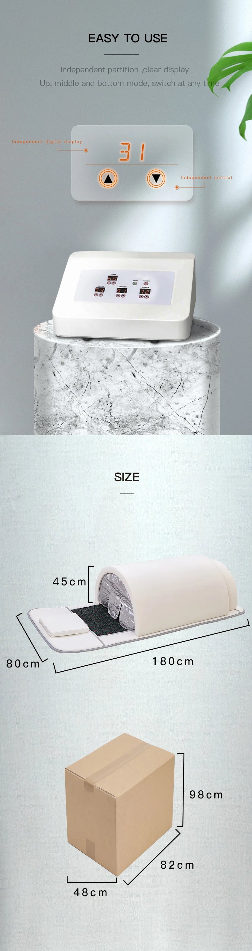 far infrared body slimming sauna bed tourmaline therapy heated detox sauna bed