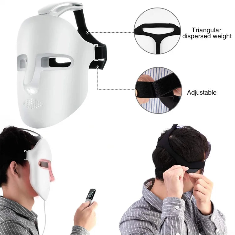 NEW Standing USB LED Light Therapy Beauty Facial Mask with PDT Technology Photon Facial