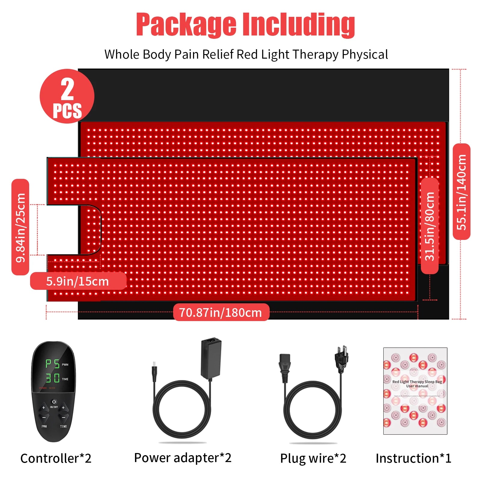 Red Light Therapy Sleep Bag - Full Body Infrared Wellness Blanket