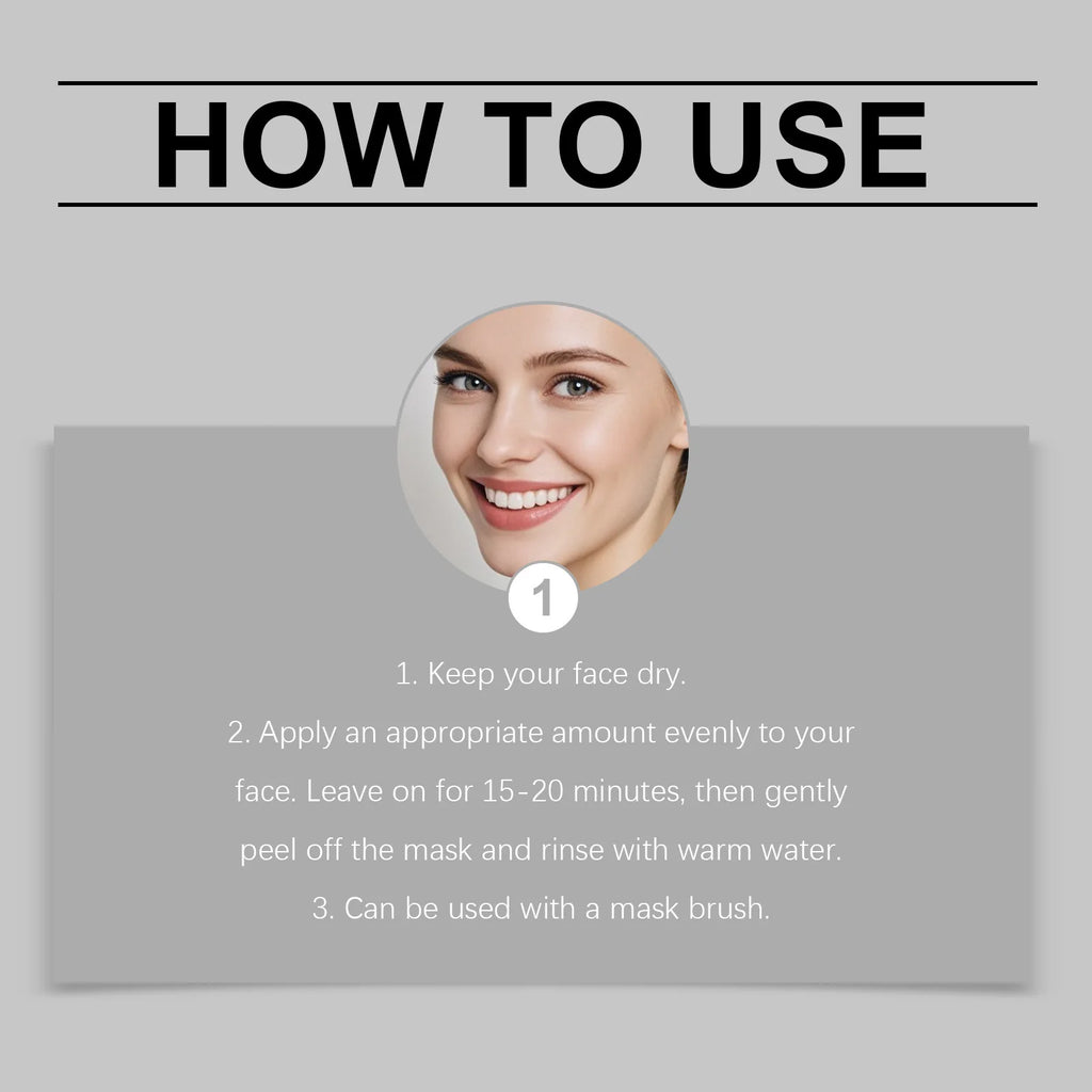 Collagen Tear Off Facial Mask Gently Nourishes Facial Skin, Moisturizes, Moisturizes, Softens and Brightens Facial Mask