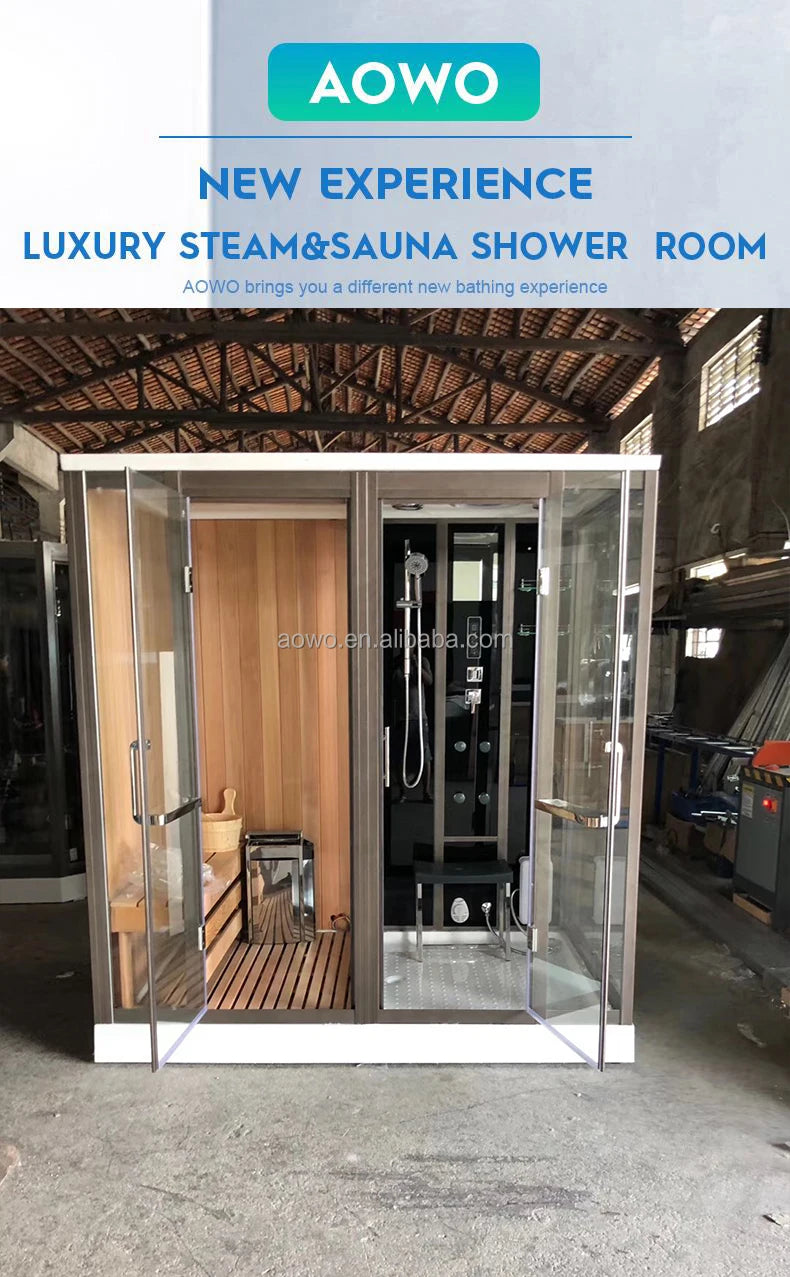 Customization.Dry Steam Indoor Steam Infrared Sauna Outdoor Home Sauna Dry Spa Rooms Hammam Shower Steam Cabin Infrared Sauna Ou