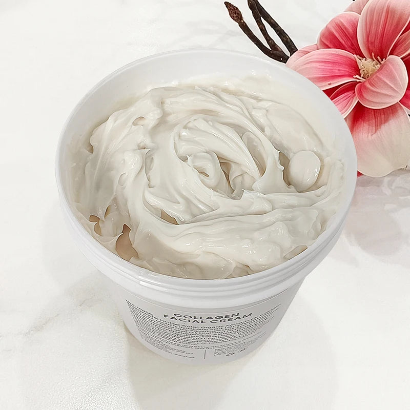 1kg Large Jar Of Collagen Cream Body Lotion Face Moisturizer Vitamin E Skincare Moisturizing Collagen Lotion Factory Wholesale