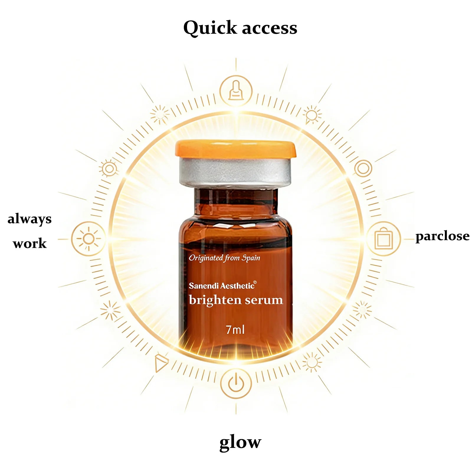 Sanendi Facial Brightening and Soothing Serum Hyaluronic Acid Repair Care Set - Dr. Pen Specialized Korean Skin Care Set