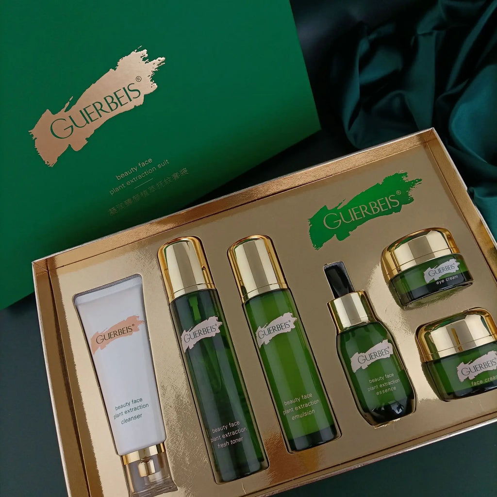 Plant Extract Anti-wrinkle Face Skin Care Set Cleaning Oil Control Toner Firming Serum Moisturizing Facial Cream Beauty Products