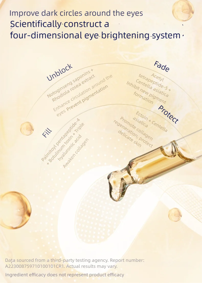 CASMA Microneedle Essence Care Set - Eye Brightening & Wrinkle Freezing Patches,Dark Circles,Fine Lines, Puffiness & Anti-Aging