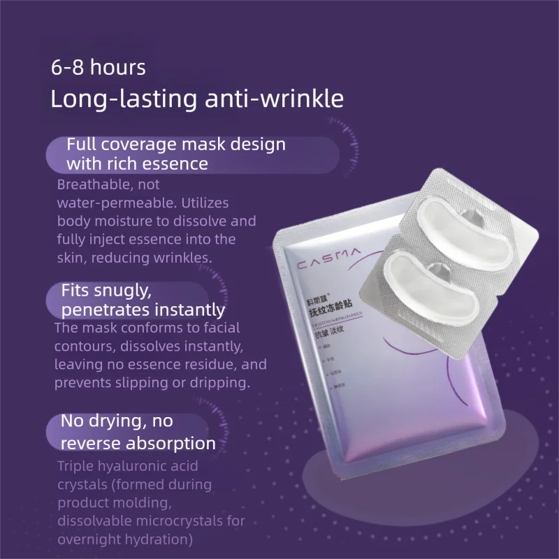 CASMA Microneedle Essence Care Set - Eye Brightening & Wrinkle Freezing Patches,Dark Circles,Fine Lines, Puffiness & Anti-Aging