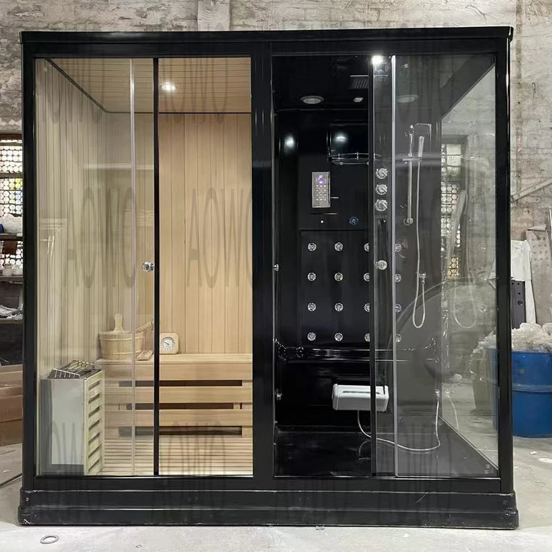 Customization.Dry Steam Indoor Steam Infrared Sauna Outdoor Home Sauna Dry Spa Rooms Hammam Shower Steam Cabin Infrared Sauna Ou