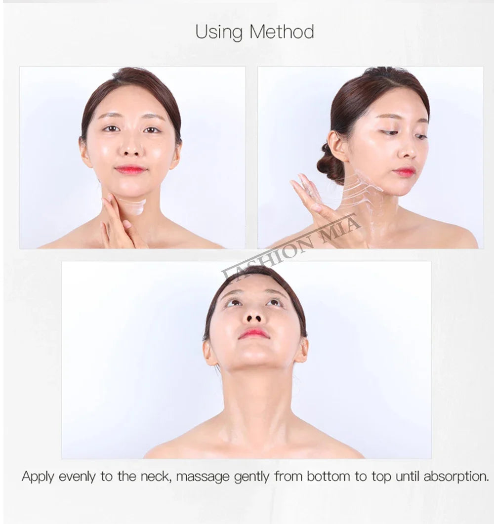 Korean Cosmetics 100ml Naite Thread Neck Cream 5% Adenosine Solution Hydrolyzed Collagen Peptides Facial Neck Falten Skin Cream