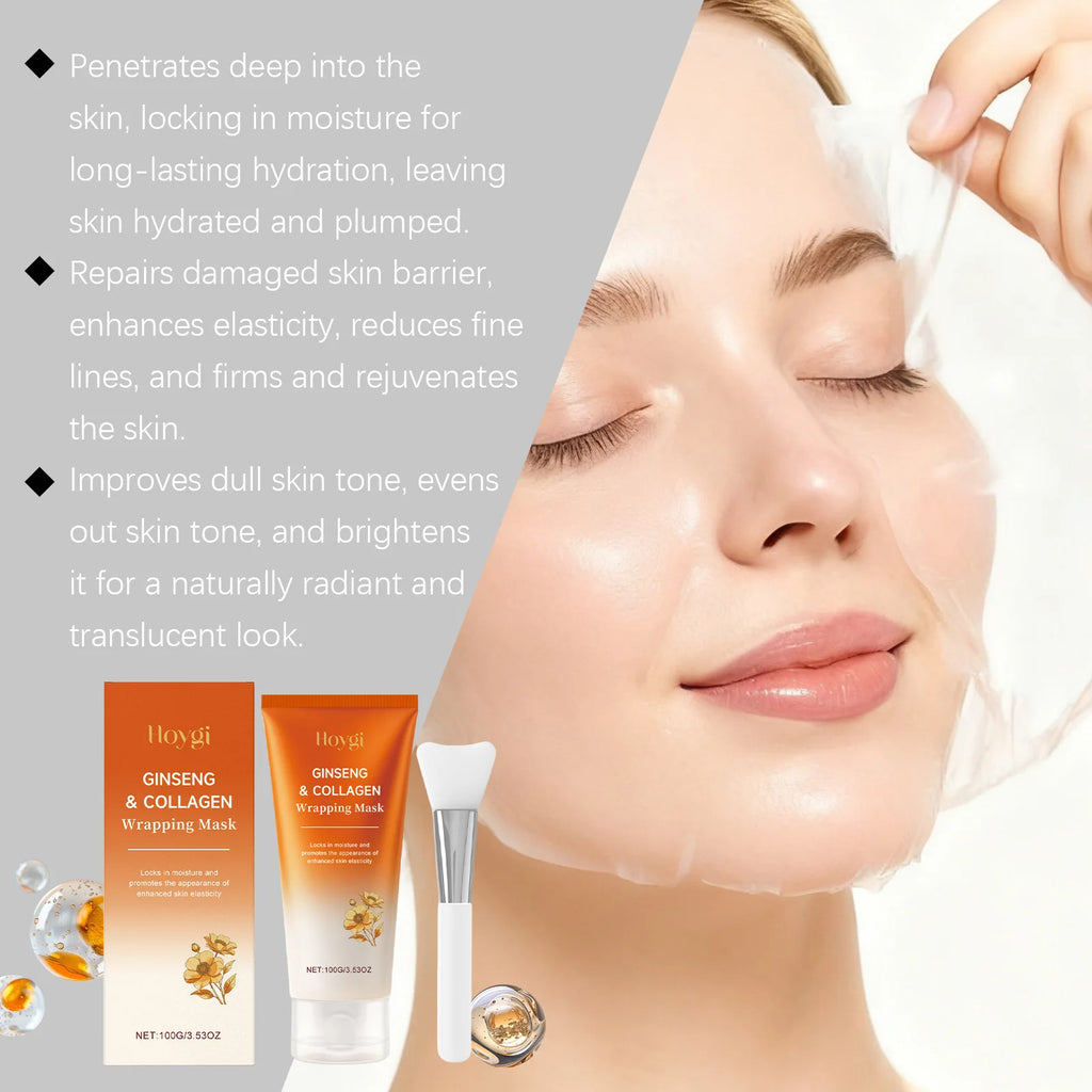 Collagen Tear Off Facial Mask Gently Nourishes Facial Skin, Moisturizes, Moisturizes, Softens and Brightens Facial Mask