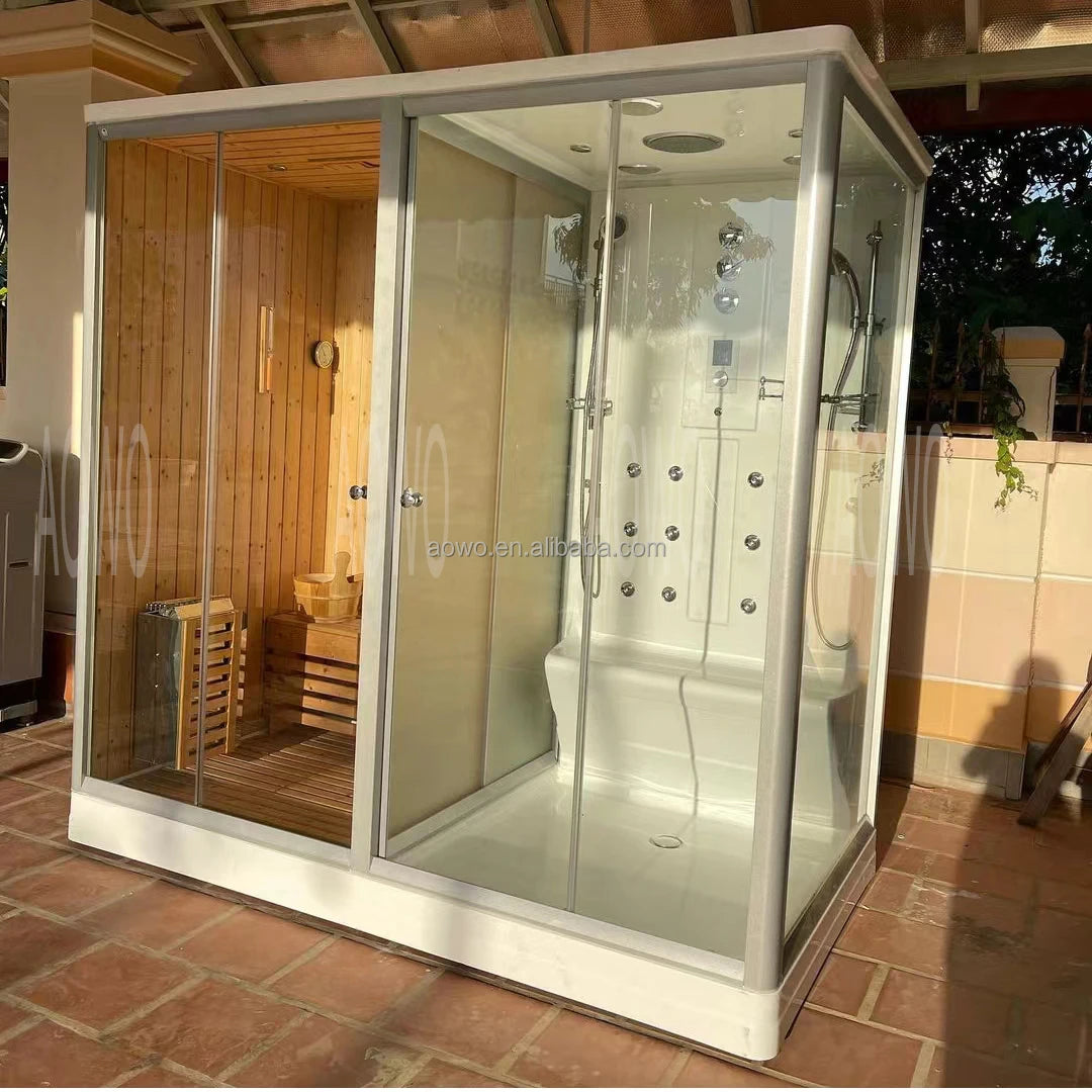 Customization.Dry Steam Indoor Steam Infrared Sauna Outdoor Home Sauna Dry Spa Rooms Hammam Shower Steam Cabin Infrared Sauna Ou