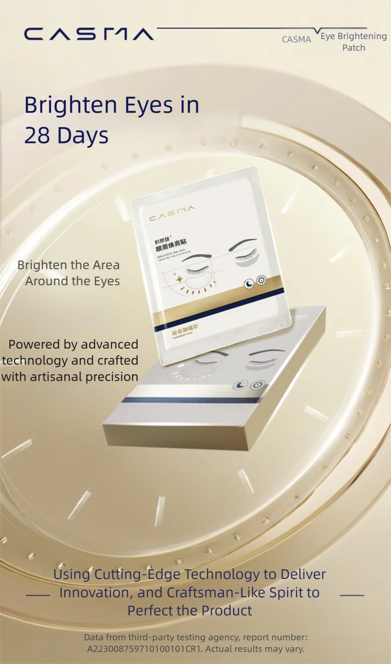 CASMA Microneedle Essence Care Set - Eye Brightening & Wrinkle Freezing Patches,Dark Circles,Fine Lines, Puffiness & Anti-Aging