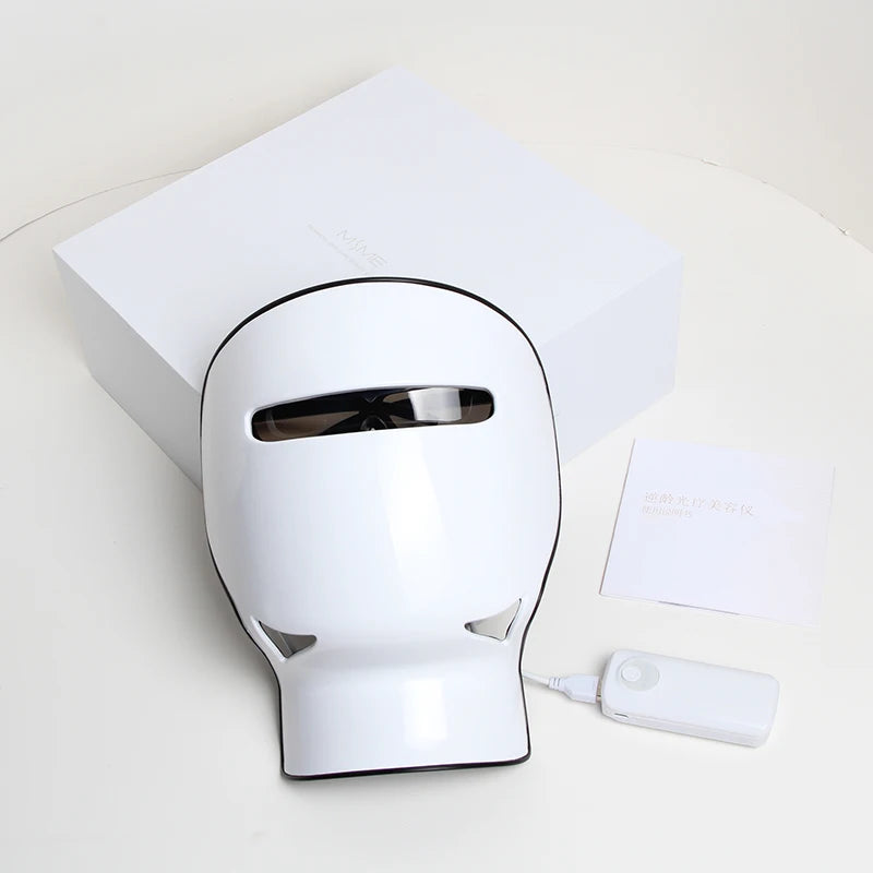 Led phototherapy facial skincare and beauty 7-color mask facial care anti-aging