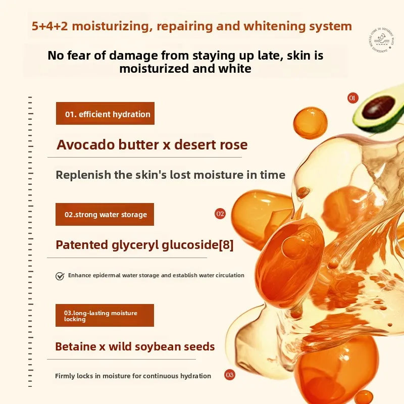 RUYI Astaxanthin Face Care Lotion Set Brighten Skin Tone Facial Clean Whiten Moisturizing Hydrating Yellowish Complexion Removal