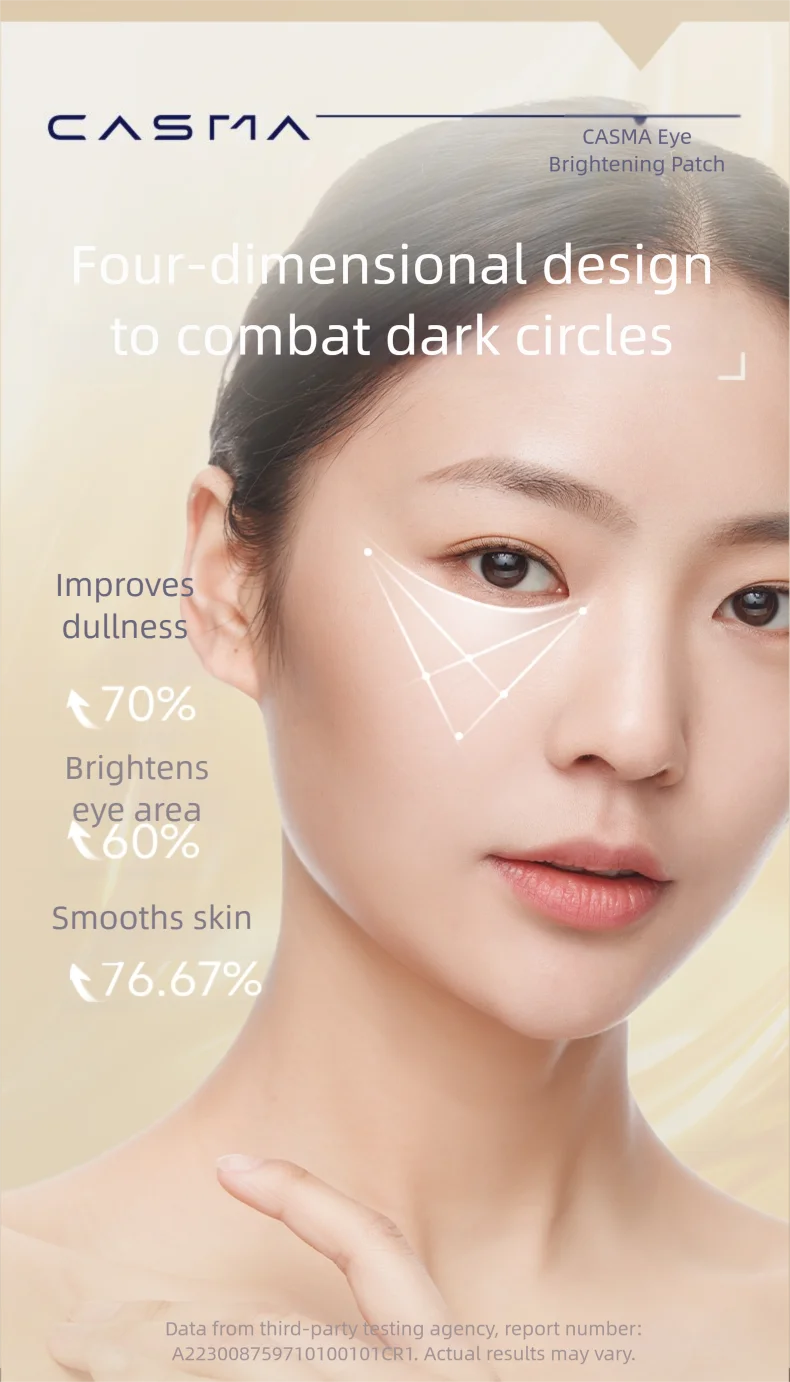 CASMA Microneedle Essence Care Set - Eye Brightening & Wrinkle Freezing Patches,Dark Circles,Fine Lines, Puffiness & Anti-Aging